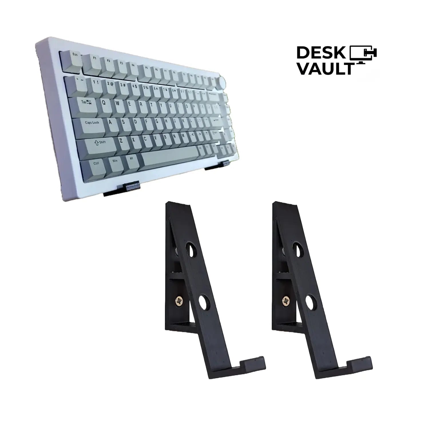 Base de Pared Universal para Teclado PC - Set de 2 Piezas - JiD Bases y Accesorios