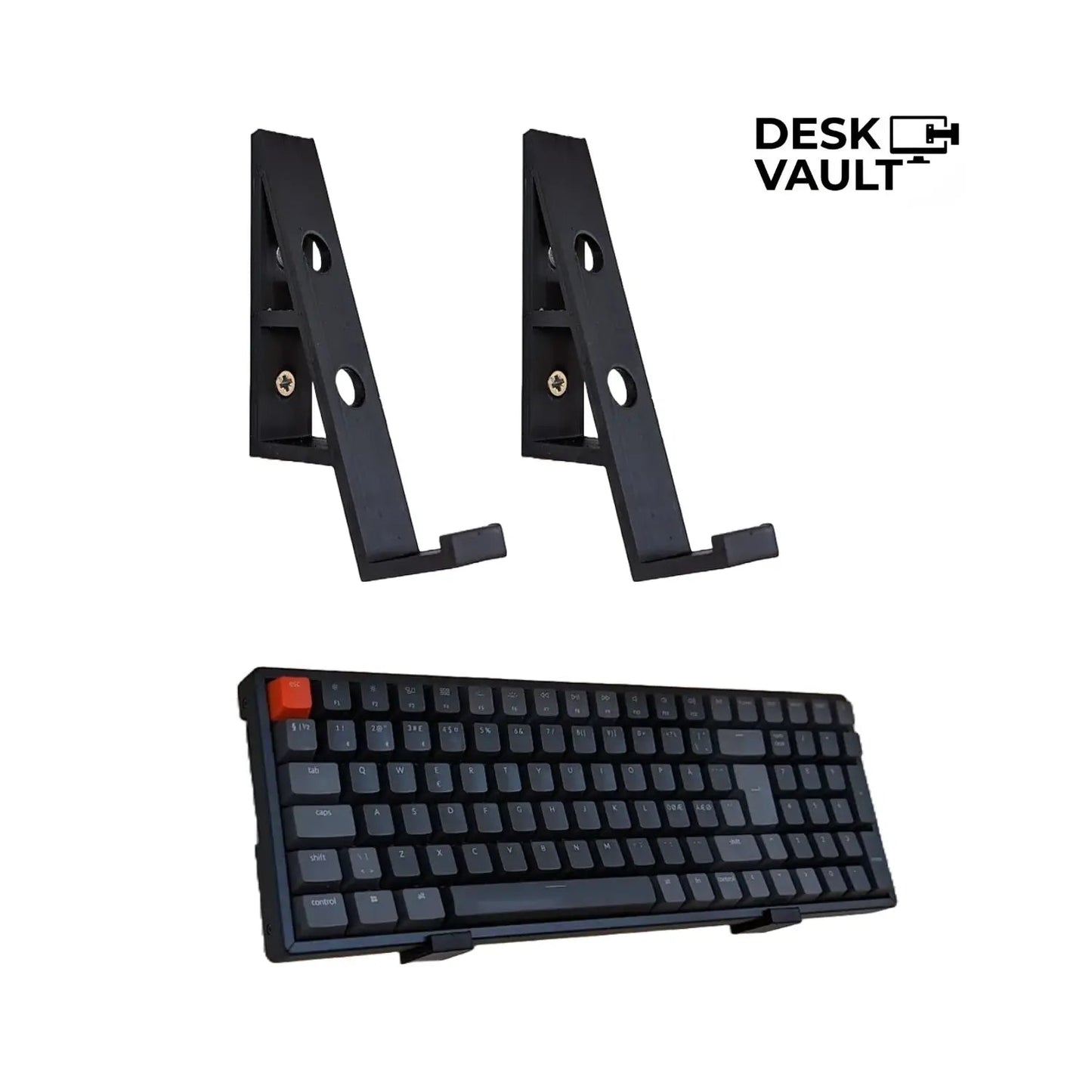 Base de Pared Universal para Teclado PC - Set de 2 Piezas - JiD Bases y Accesorios