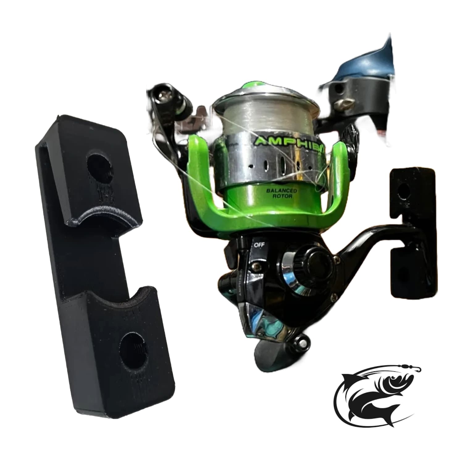 Base de Pared Universal Reel de Pesca - JiD Bases y Accesorios