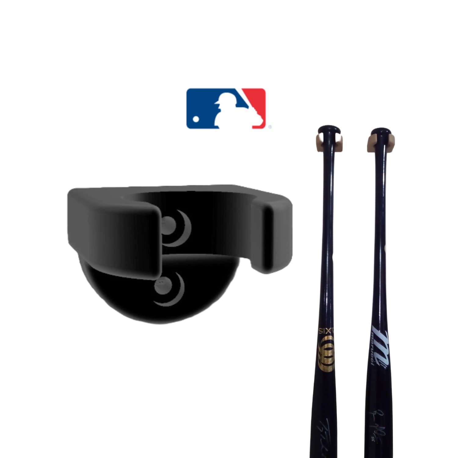 Base de Pared Vertical Bate de Béisbol - JiD Bases y Accesorios