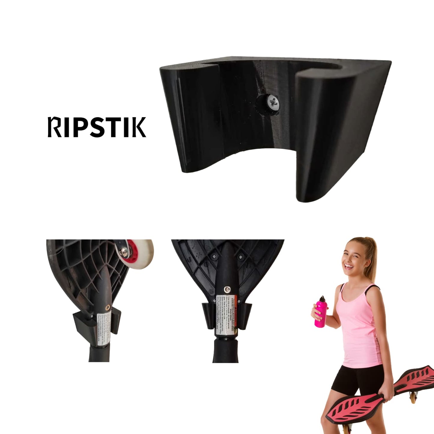Base de Pared Vertical para Ripstik - JiD Bases y Accesorios