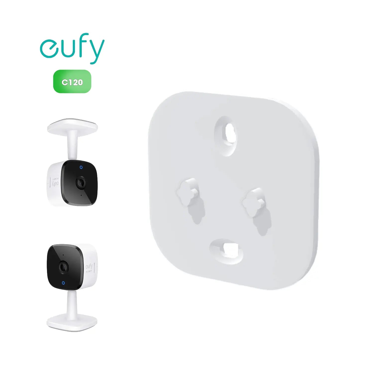 Base de Pared y Techo Eufy Indoor Cámara C120 / C24 - JiD Bases y Accesorios