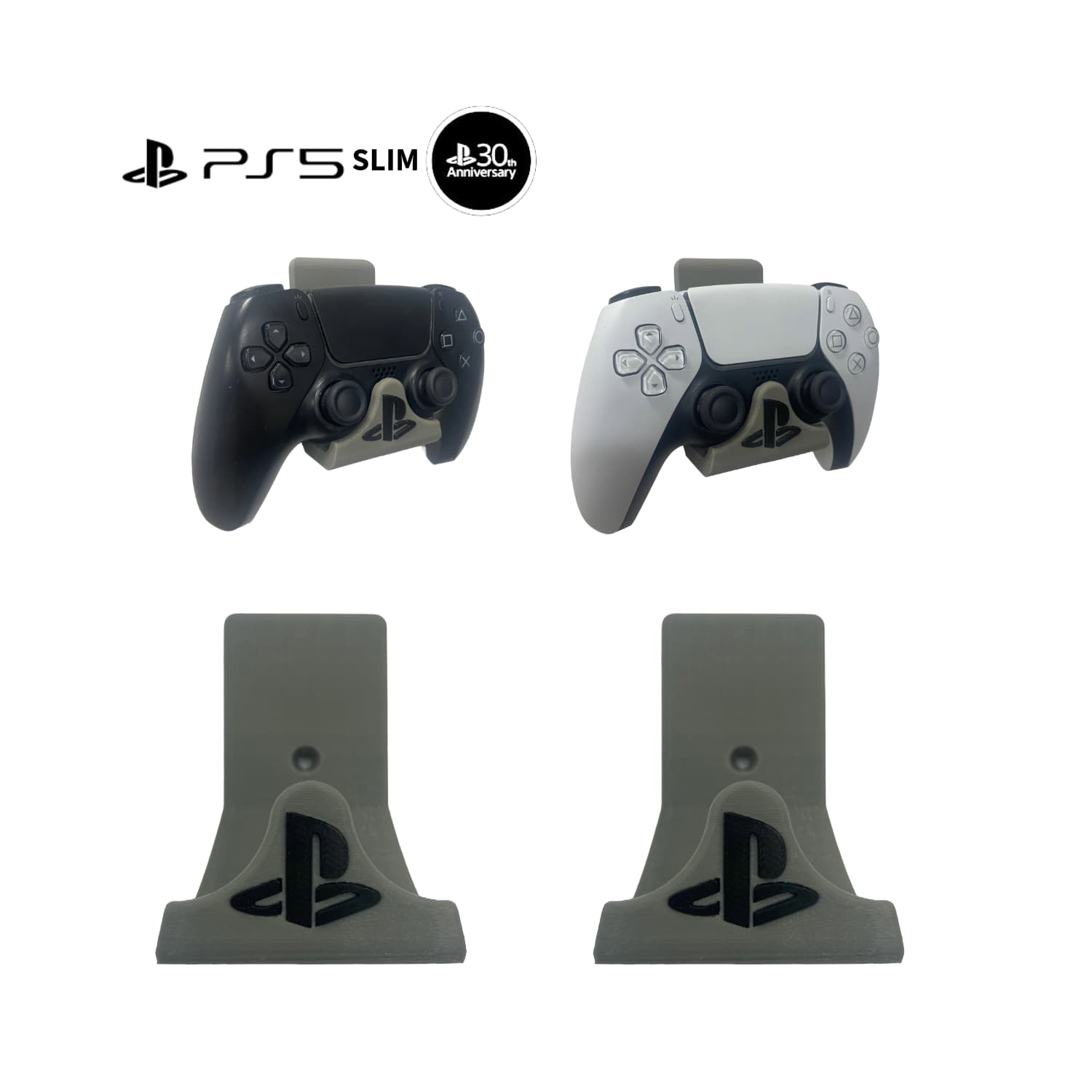 Base Pared Control Ps5 30 Aniversario (Gray Edition) - JiD Bases y Accesorios