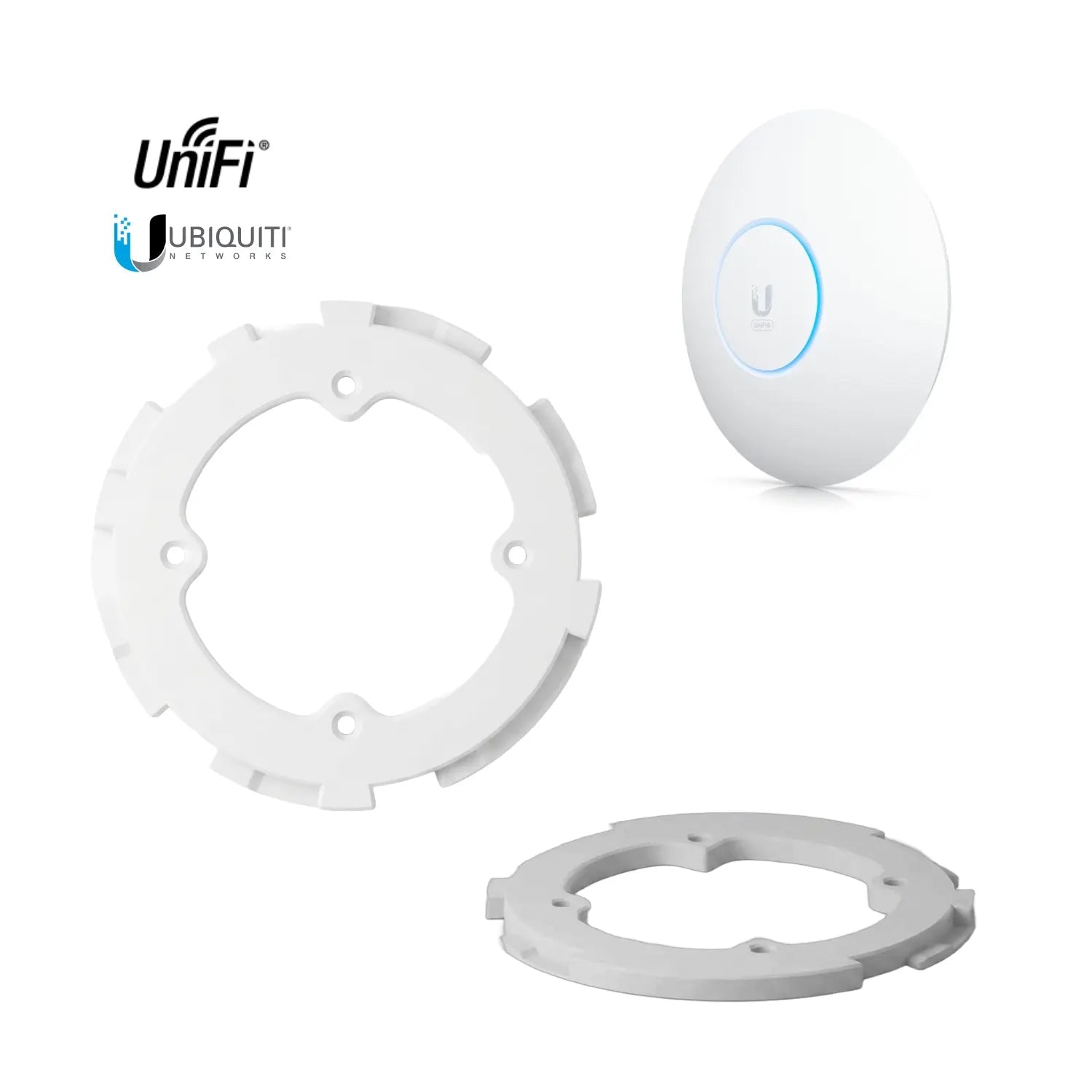 Base Pared / Techo Ubiquiti UniFi U6 Lite / U6+ / AC Lite / nanoHD - JiD Bases y Accesorios