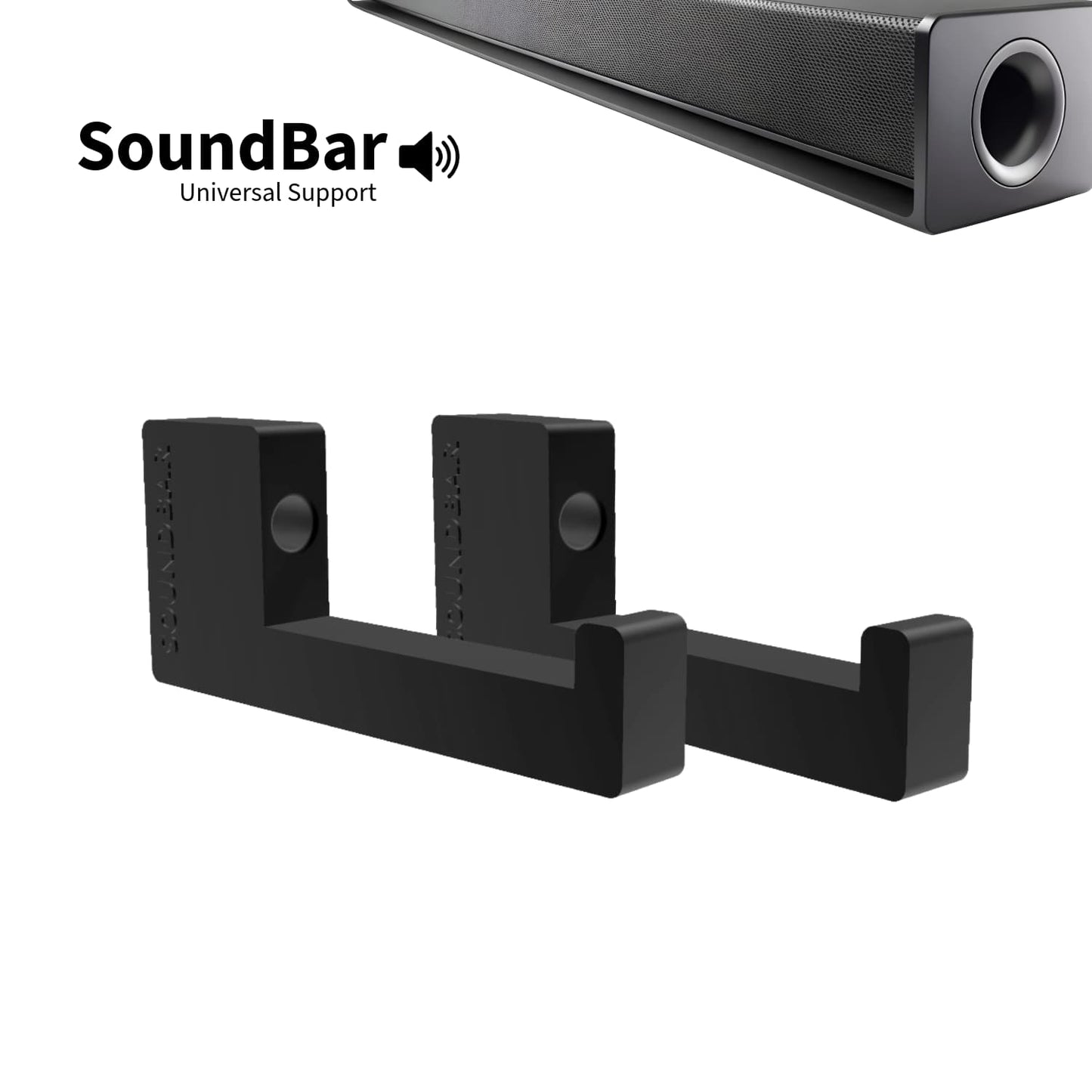 Base Pared Universal para Barra de Sonido - SoundBar - JiD Bases y Accesorios