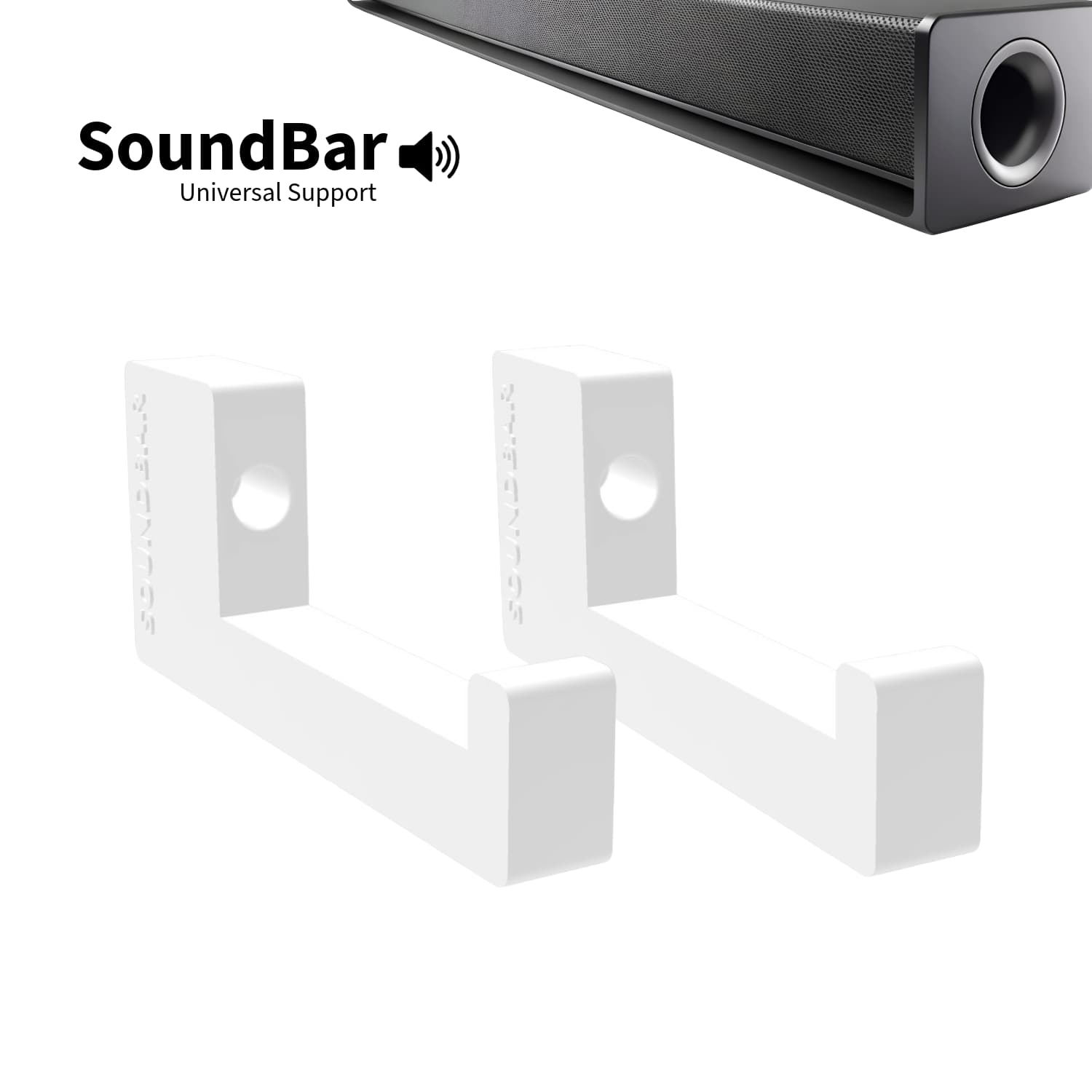 Base Pared Universal para Barra de Sonido - SoundBar - JiD Bases y Accesorios