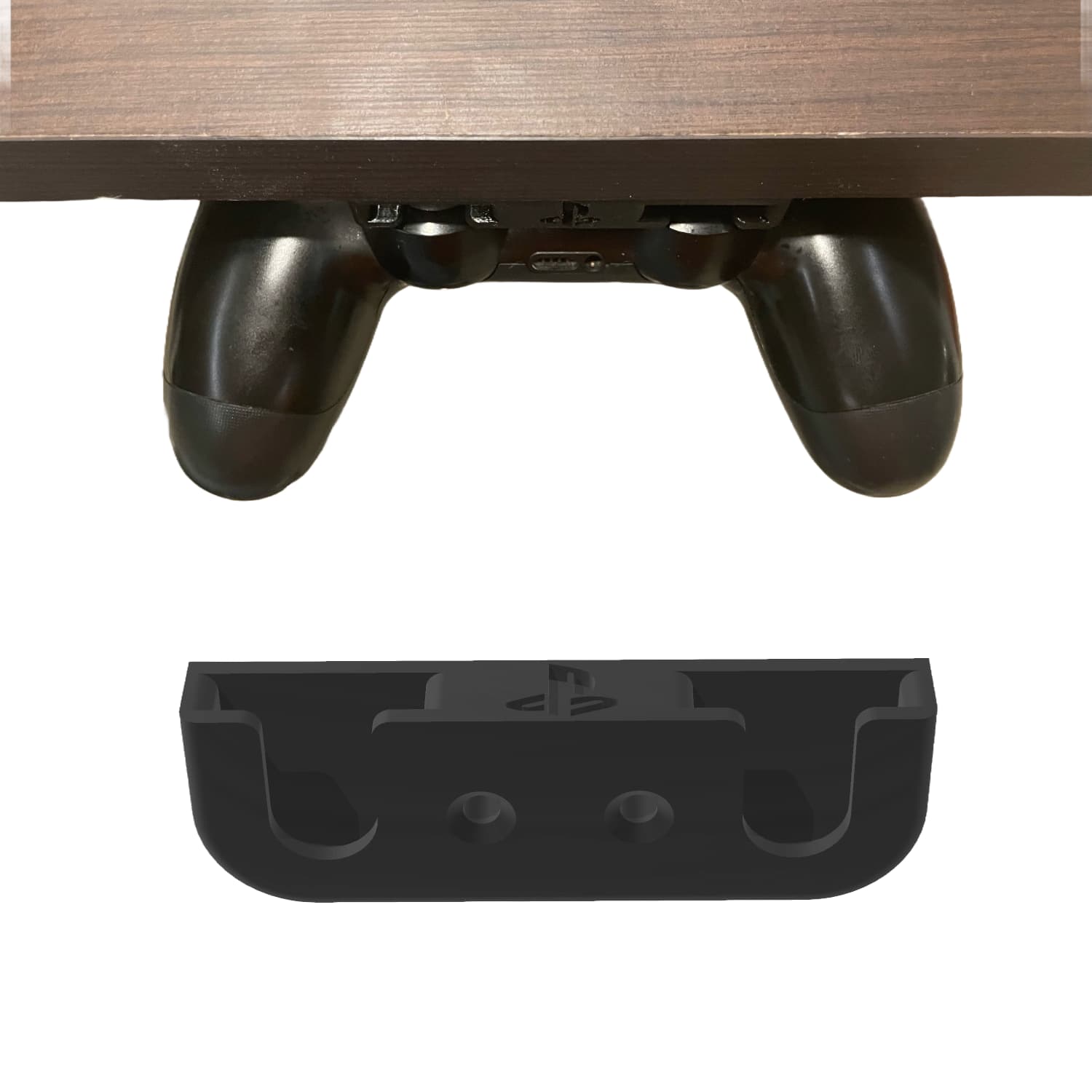 Base Riel Bajo Escritorio o Repisa Control PlayStation 4 - JiD Bases y Accesorios