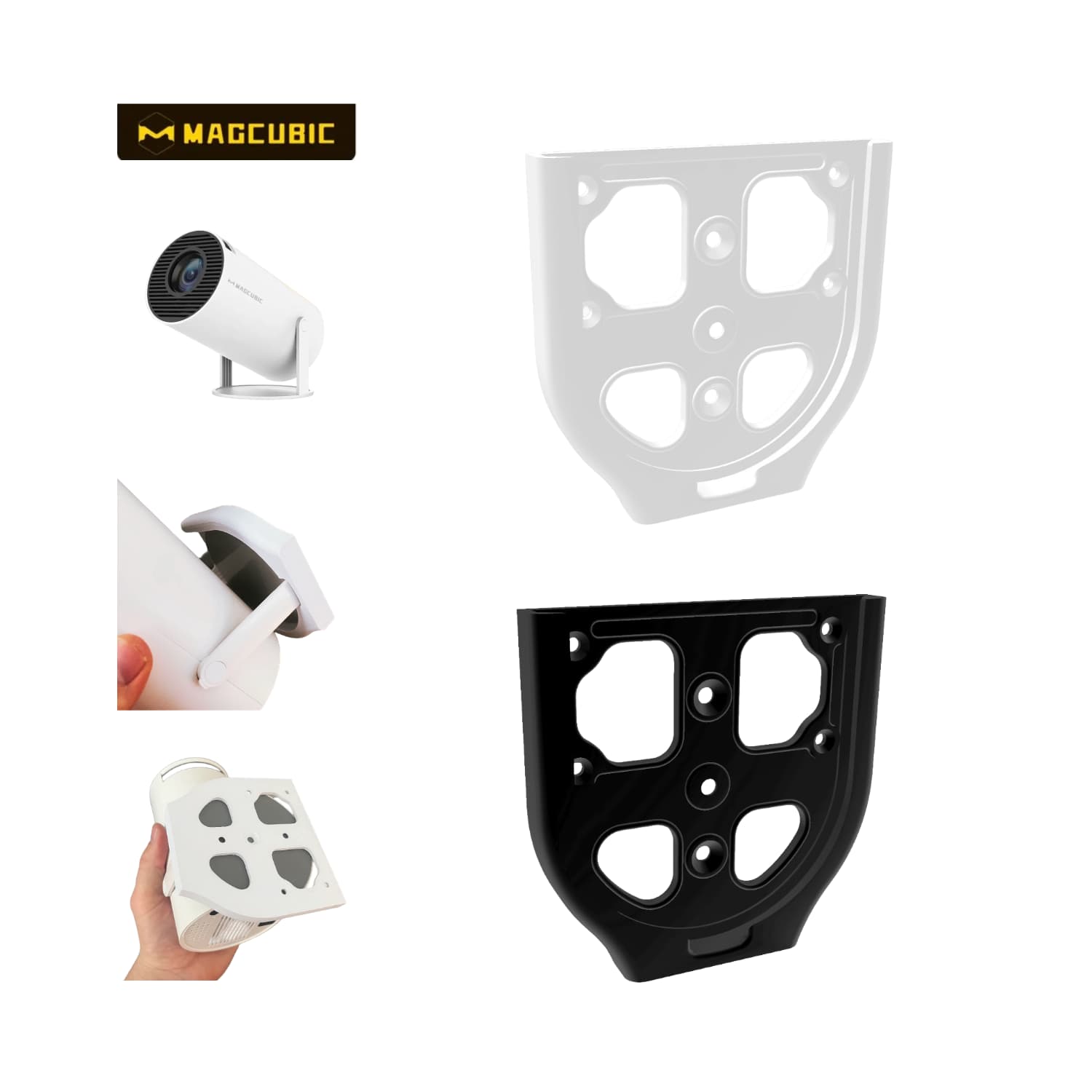 Base Universal Pared o Techo Proyector Magcubic HY300 PRO - JiD Bases y Accesorios