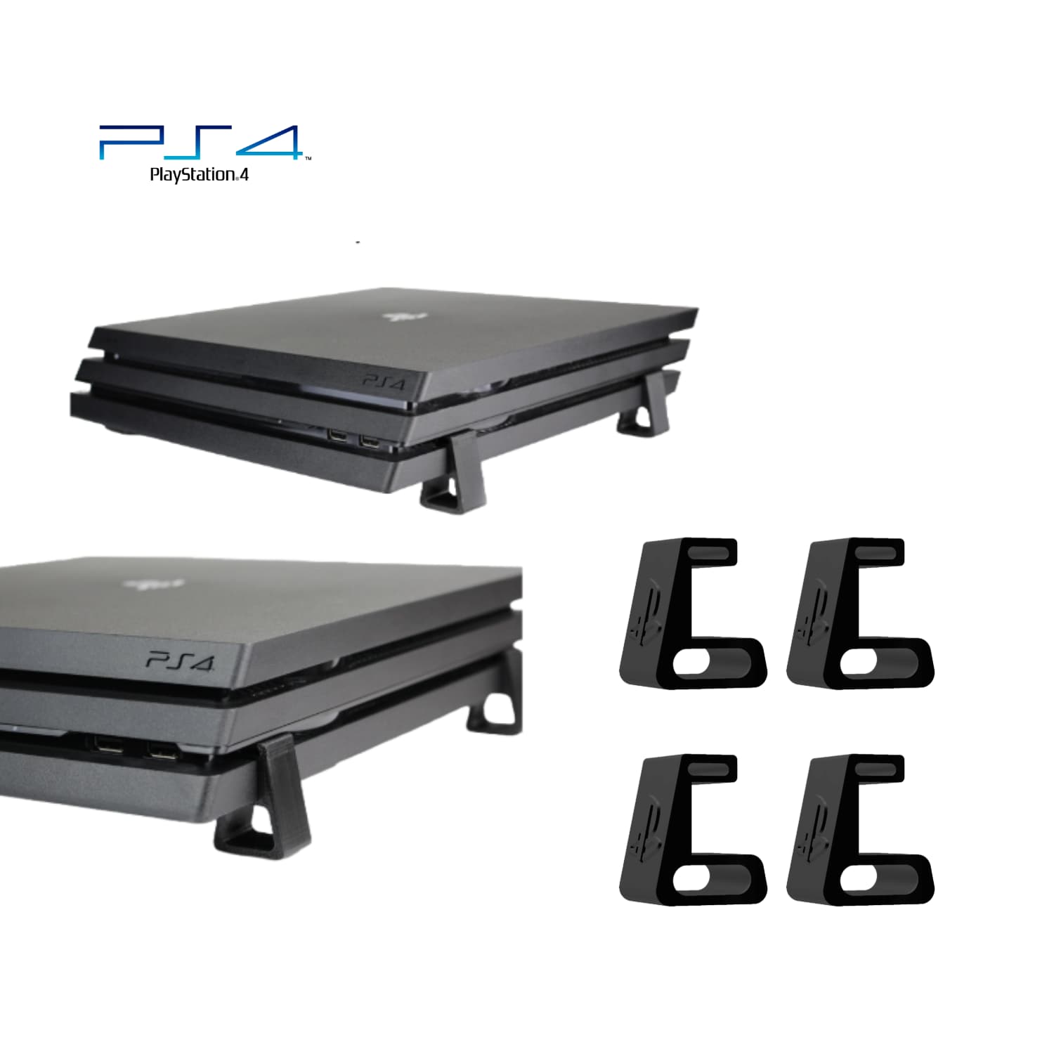 Bases Horizontales PS4 Pro 4K - JiD Bases y Accesorios