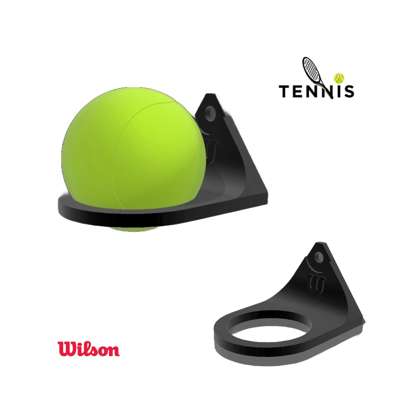 Exhibidor de Pared Pelotas de Tenis / Pádel - JiD Bases y Accesorios