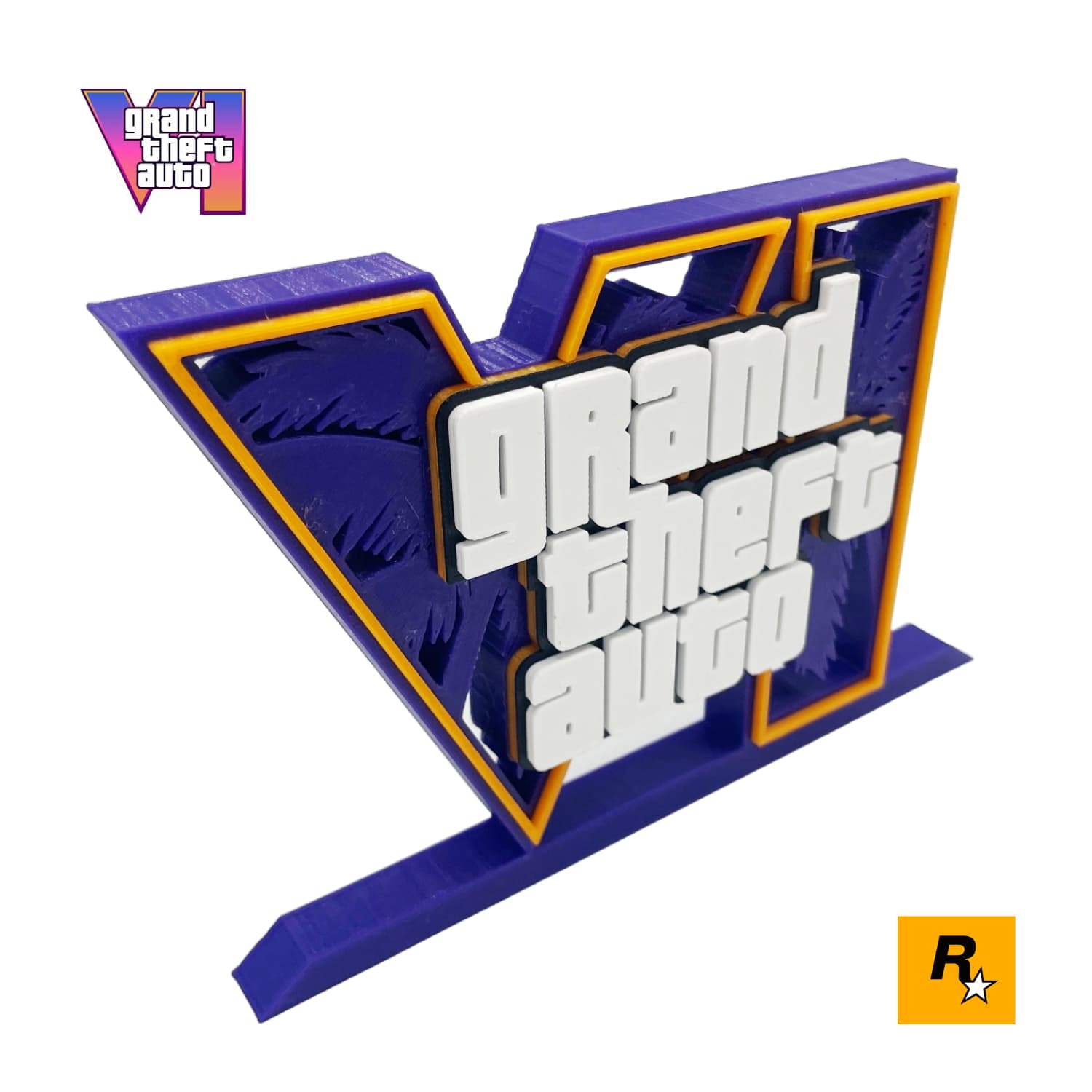 Grand Theft Auto VI - Ambienta tu Espacio Gamer - JiD Bases y Accesorios