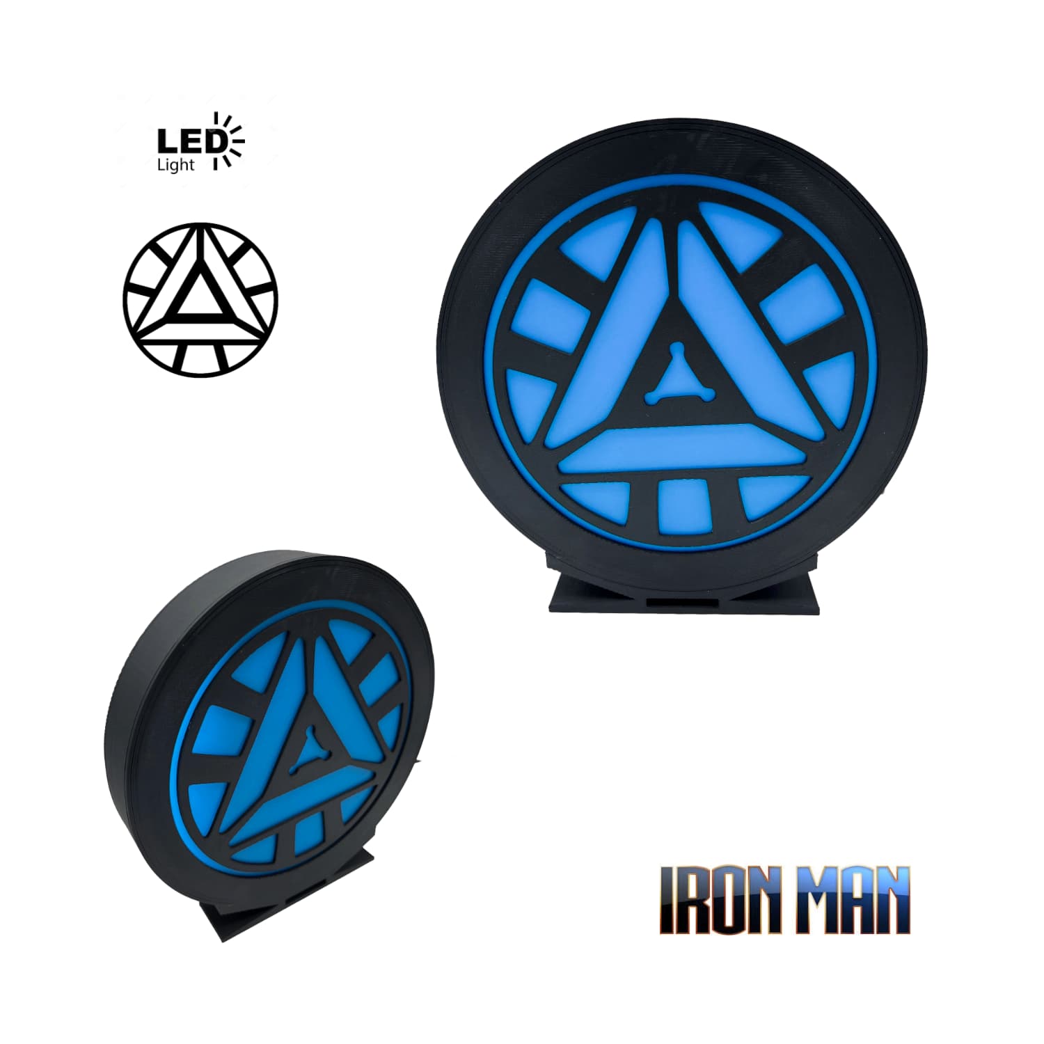 Lámpara LED Decorativa Iron Man - JiD Bases y Accesorios