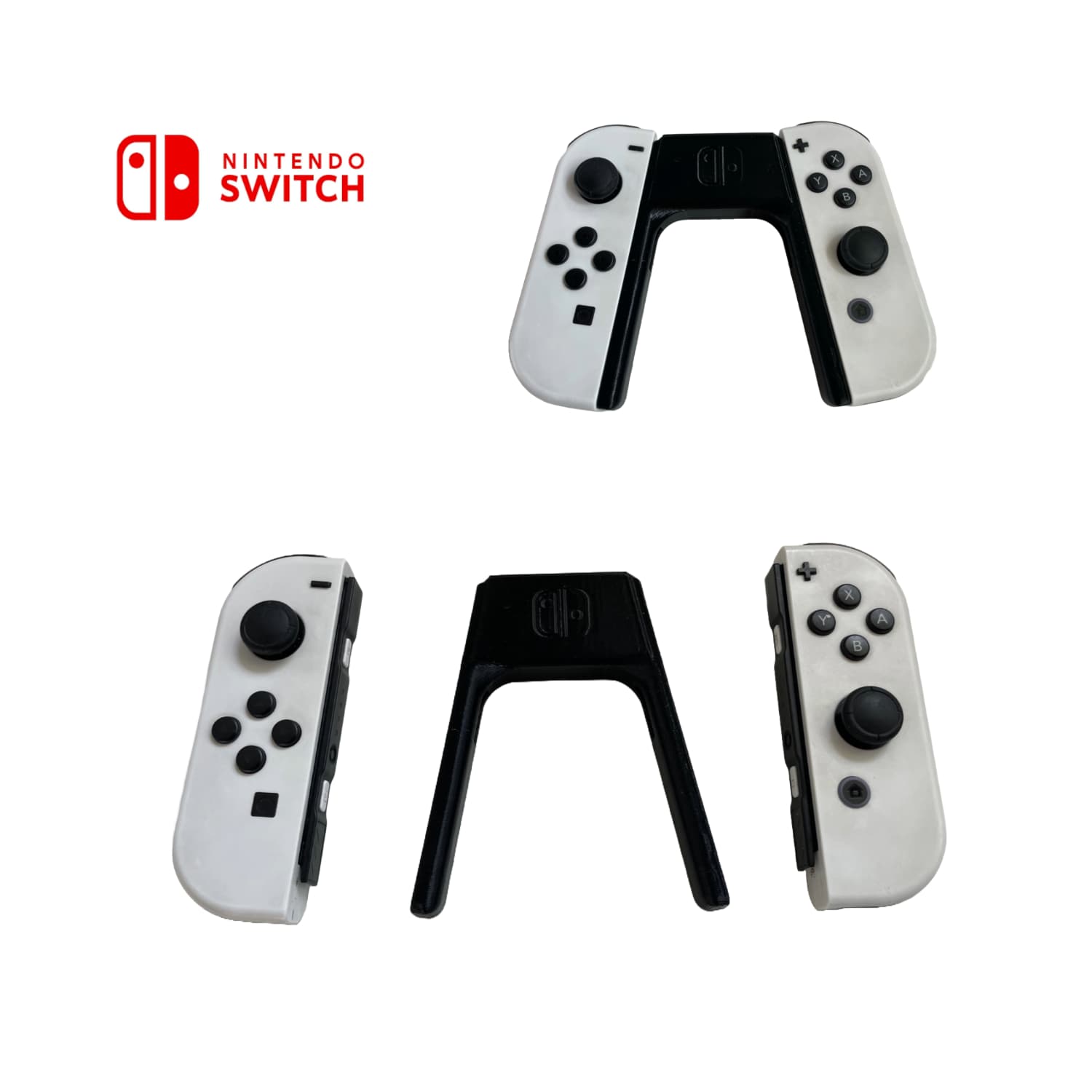 Nintendo Switch OLED Grip (Agarre) - JiD Bases y Accesorios