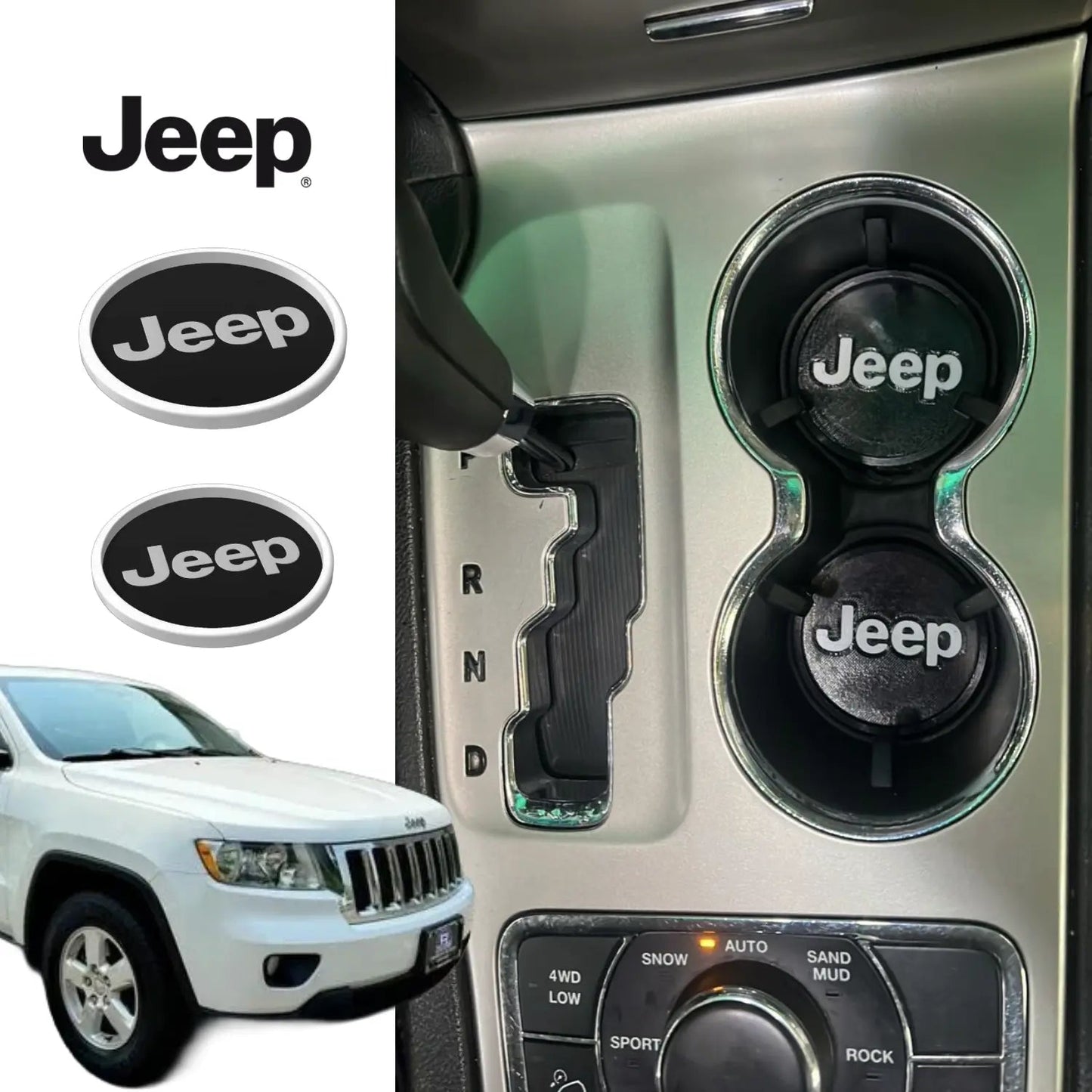Portavasos Jeep Grand Cherokee - JiD Bases y Accesorios