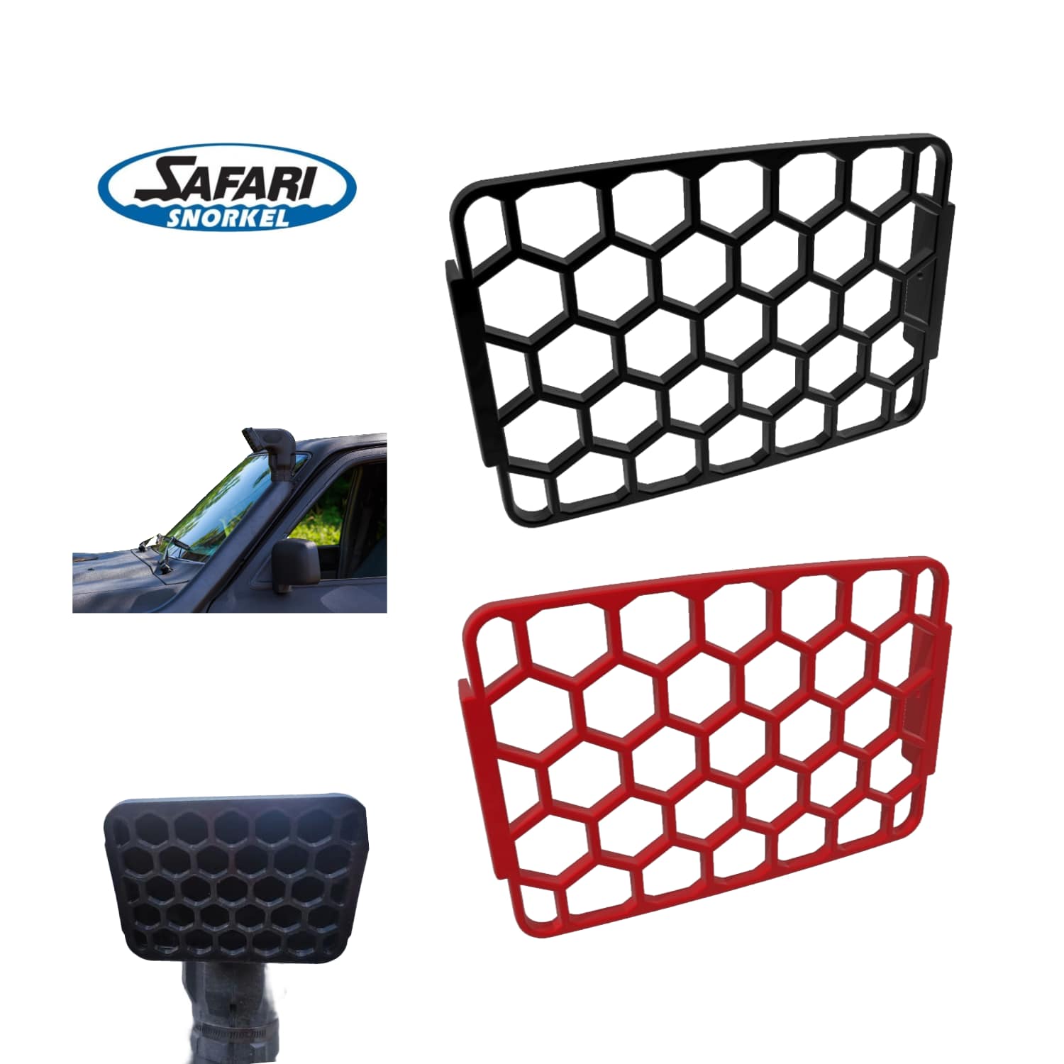 Rejilla de Reemplazo para Snorkel Safari - Versión Estándar - JiD Bases y Accesorios