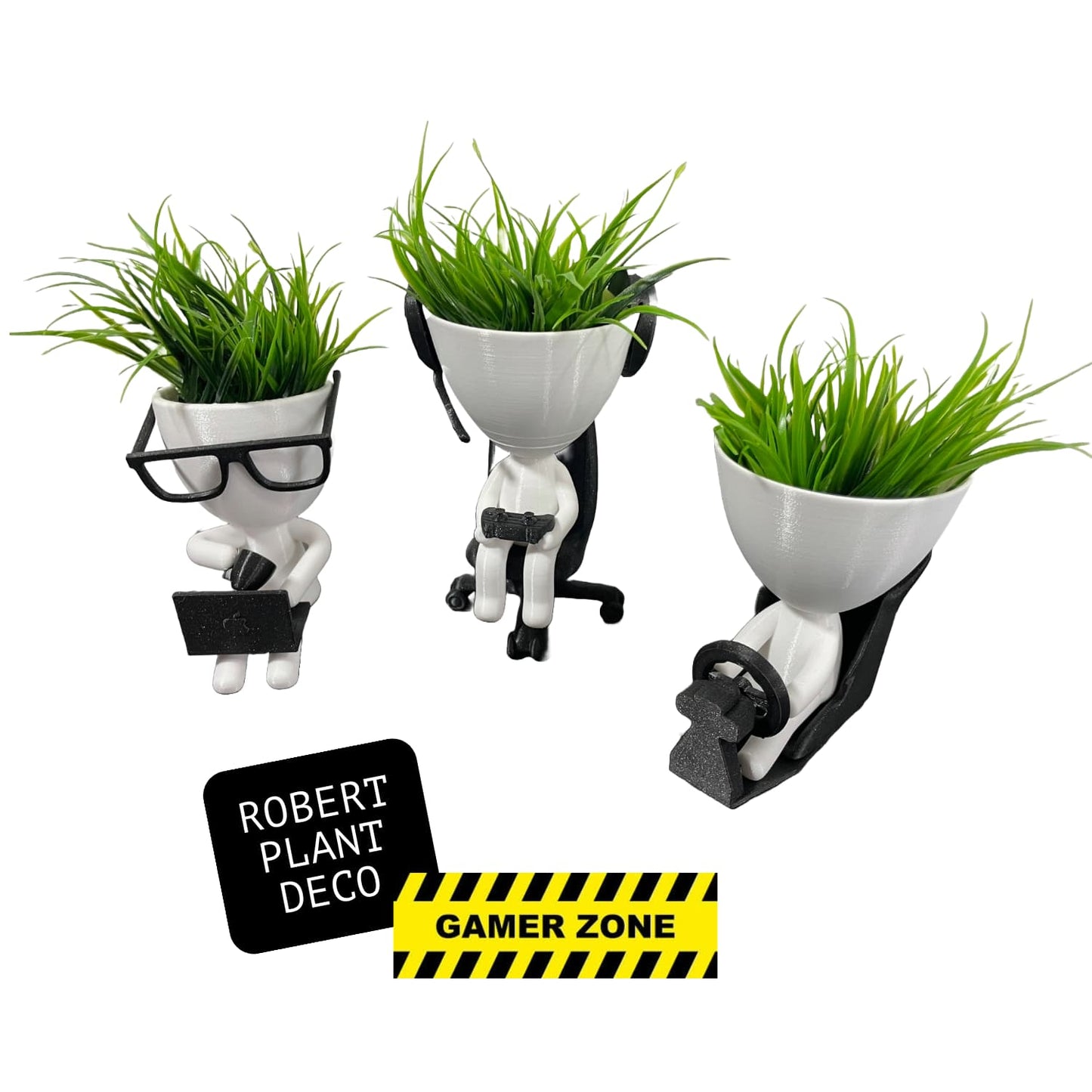Saga de Materos Decorativos Deco Plant Gamer - JiD Bases y Accesorios