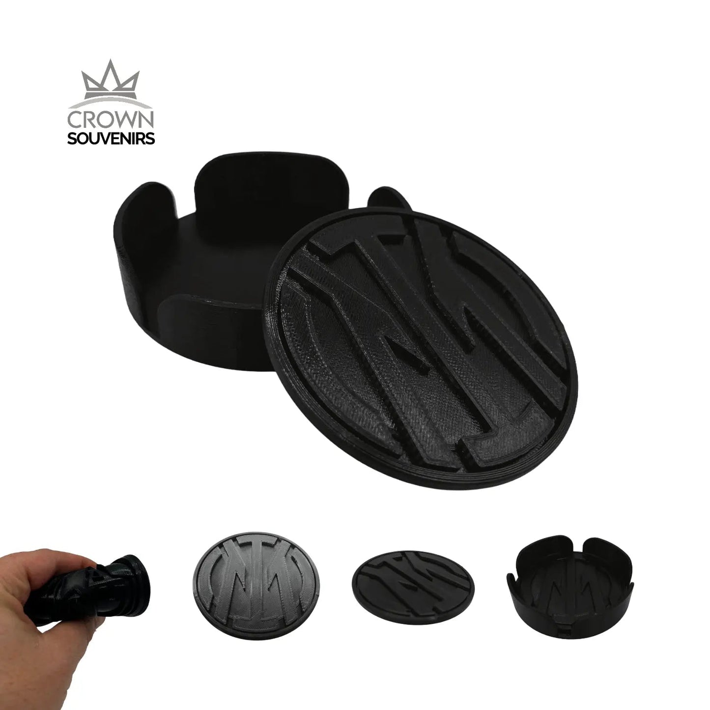 Set de Portavasos Inter de Milán - Edición Nerazzurra (4 Unds + Base) - JiD Bases y Accesorios