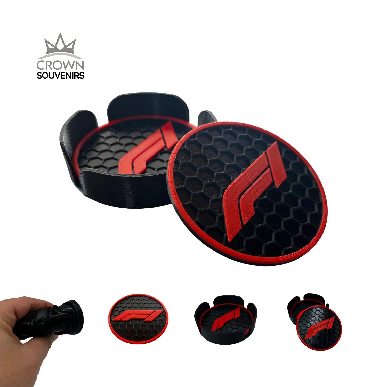 Set de Portavasos Premium - Edición F1 - JiD Bases y Accesorios
