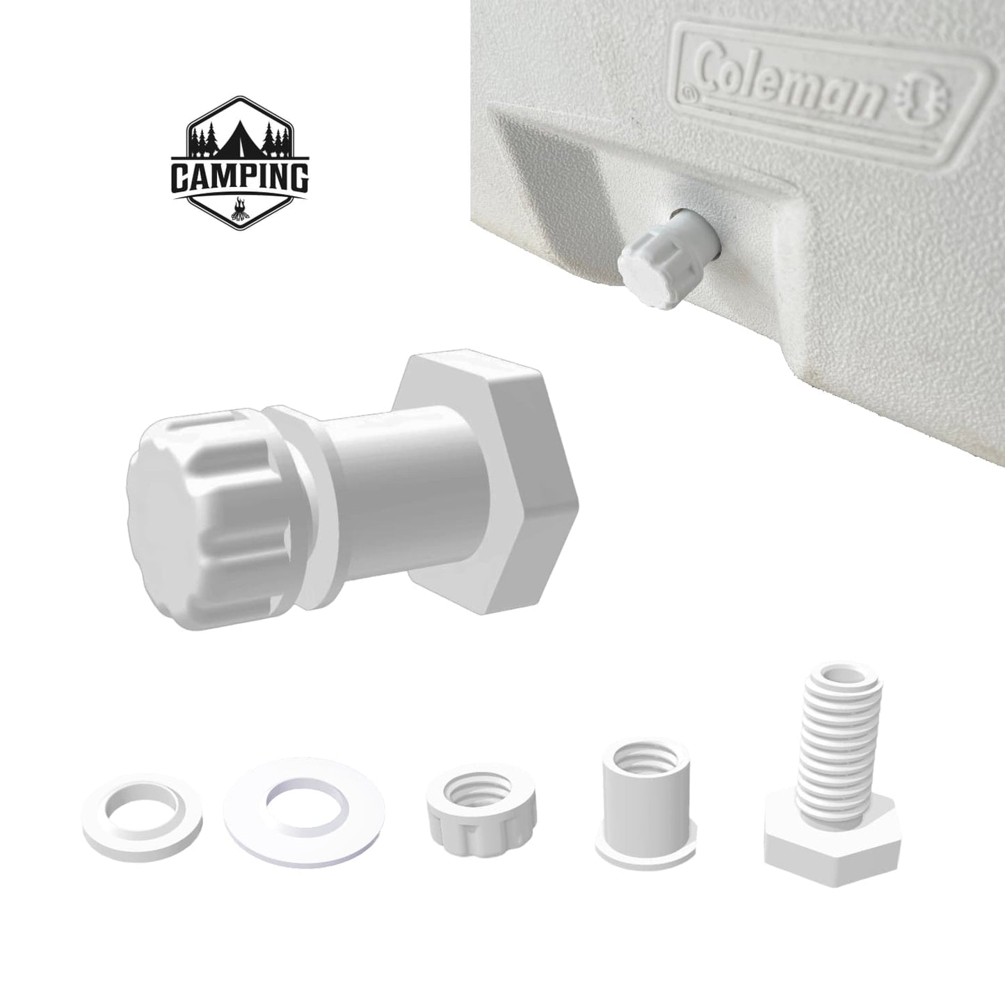 Sistema Completo de drenaje cavas Coleman y similares - JiD Bases y Accesorios
