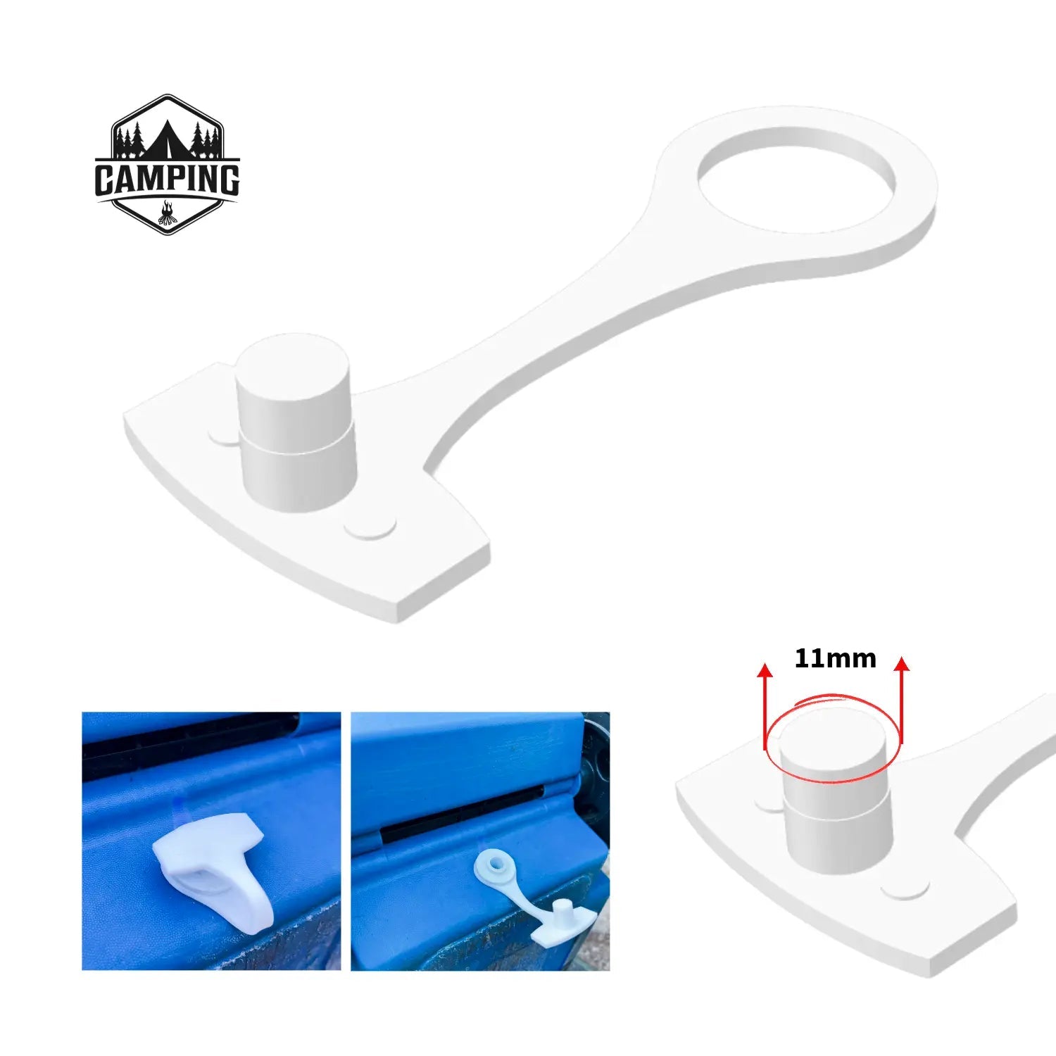 Tapón de Drenaje Universal para Cavas Decocar, Igloo, Rubbermaid - JiD Bases y Accesorios